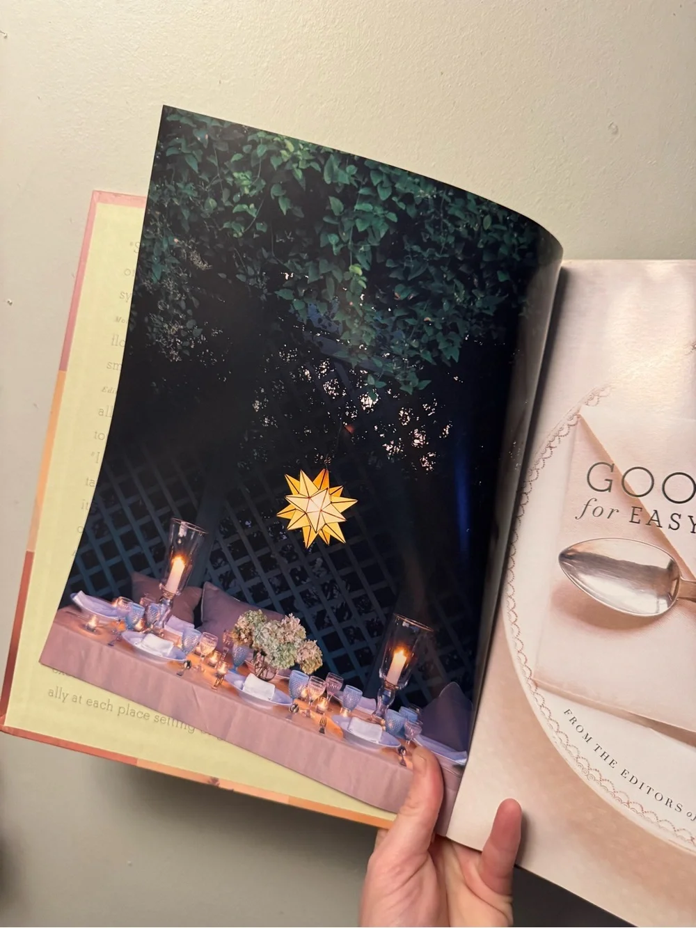 Martha Stewart Soft Pink & Peach Entertaining Cookbook